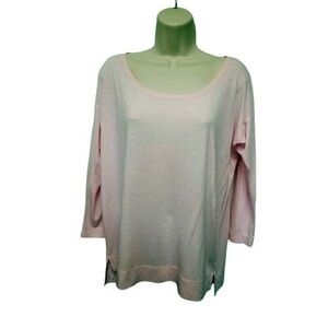 Women's Pink Long Sleeve Top